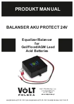 Volt Polska BALANSER AKU PROTECT 24V Product Manual preview