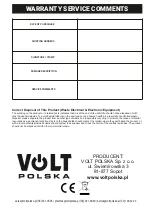 Preview for 8 page of Volt Polska GREEN BOOST 3000 Product Manual