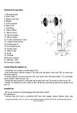 Preview for 3 page of Volt Polska MIST COMFORT 90 Product Manual