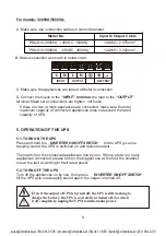 Preview for 11 page of Volt Polska PSU-816-1000VA Product Manual