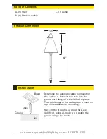 Preview for 3 page of Volt 2-in-1 Tiki-Brass Torch Light Installation Instructions Manual