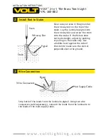 Предварительный просмотр 4 страницы Volt 2-in-1 Tiki-Brass Torch Light Installation Instructions Manual