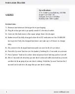Preview for 5 page of Volt 3V VB320S Instruction Booklet
