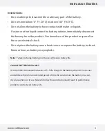 Предварительный просмотр 6 страницы Volt 3V VB320S Instruction Booklet