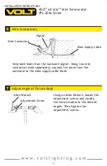 Предварительный просмотр 6 страницы Volt All Star Mini Twinnovator Installation Instructions Manual