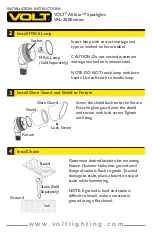 Предварительный просмотр 4 страницы Volt All-Star VAL-2000 Series Installation Instructions Manual