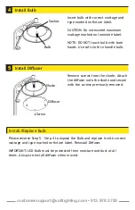 Предварительный просмотр 5 страницы Volt Belladonna LED Path/Area Installation Instructions Manual
