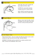 Preview for 5 page of Volt Belladonna LED Path/Area Installation Instructions Manual