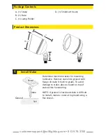 Предварительный просмотр 3 страницы Volt Big PAR36 Installation Instructions Manual