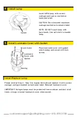 Предварительный просмотр 5 страницы Volt BRASS BULLY VWL-5 Series Installation Instructions Manual