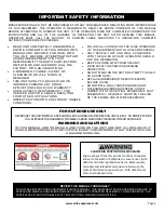 Preview for 3 page of Volt Pro Power Series Operator'S Manual