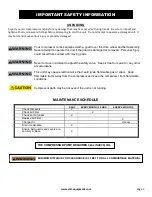 Preview for 4 page of Volt Pro Power Series Operator'S Manual