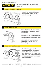 Preview for 4 page of Volt Salty Dog Brass MR16 VWL-704-BBZ Installation Instructions Manual