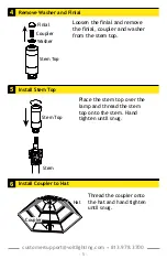 Предварительный просмотр 5 страницы Volt Sedona VHT-306-11-BBZ Installation Instructions Manual