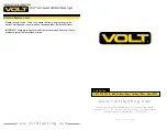 Preview for 4 page of Volt VAL-1004-BBZ Installation Instructions