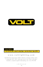 Preview for 8 page of Volt VAL-180 Series Installation Instructions Manual