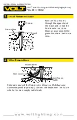 Preview for 4 page of Volt VAL-2011-4-BBZ Installation Instructions Manual