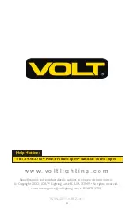 Предварительный просмотр 8 страницы Volt VAL-2011-4-BBZ Installation Instructions Manual