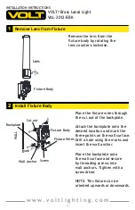 Preview for 4 page of Volt VAL-2012-BBK Installation Instructions Manual