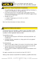 Preview for 2 page of Volt VAL-2044-L-ABK Installation Instructions Manual