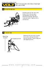 Preview for 6 page of Volt VAL-2102-0-BBZ Installation Instructions Manual