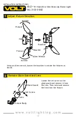 Preview for 4 page of Volt VAL-2103-0-BBZ Installation Instructions Manual