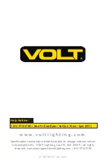 Предварительный просмотр 8 страницы Volt VDL-6007 Installation Instructions Manual