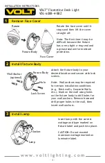 Preview for 4 page of Volt VDL-6008-4-BBZ Installation Instructions Manual