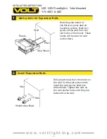 Preview for 4 page of Volt VFL-4001-LI-ABZ Installation Instructions Manual