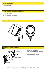 Preview for 3 page of Volt VFL-4501-4-BBZ Installation Instructions Manual