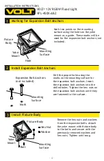 Предварительный просмотр 4 страницы Volt VFL-450X-ABZ Installation Instructions Manual