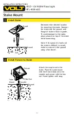 Предварительный просмотр 6 страницы Volt VFL-450X-ABZ Installation Instructions Manual