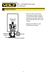 Предварительный просмотр 10 страницы Volt VFL-450X-ABZ Installation Instructions Manual