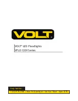 Volt VFLE-120V Series Manual preview