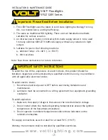 Preview for 2 page of Volt VFLE-120V Series Manual