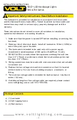 Preview for 2 page of Volt VHS-67 Series Installation Instructions Manual