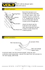 Предварительный просмотр 4 страницы Volt VHS-67 Series Installation Instructions Manual