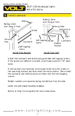 Preview for 6 page of Volt VHS-67 Series Installation Instructions Manual