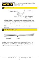 Preview for 4 page of Volt VHS-6719-25-BBZ Installation Instructions Manual