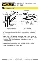 Preview for 6 page of Volt VHS-6719-25-BBZ Installation Instructions Manual