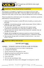 Preview for 2 page of Volt VPL-1006 Installation Instructions Manual