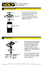 Preview for 4 page of Volt VPL-1042-4-BBZ Installation Instructions Manual