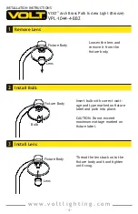 Preview for 4 page of Volt VPL-1044-4-BBZ Installation Instructions Manual