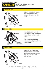 Preview for 4 page of Volt VPL-1049-4-BBZ Installation Instructions Manual