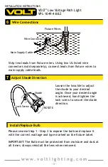 Предварительный просмотр 6 страницы Volt VPL-1049-4-BBZ Installation Instructions Manual