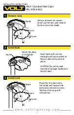 Предварительный просмотр 4 страницы Volt VPL-1050-4-BBZ Installation Instructions Manual