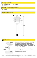 Предварительный просмотр 3 страницы Volt VPL-370 Series Installation Instructions Manual