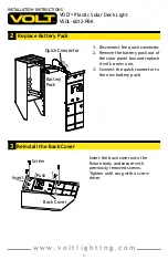 Предварительный просмотр 6 страницы Volt VSDL-6012-PBK Installation Instructions Manual