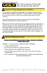 Preview for 2 page of Volt VSPL-1045-BBZ Installation Instructions Manual