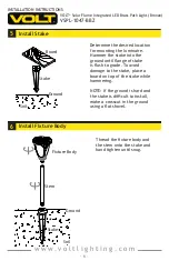 Preview for 6 page of Volt VSPL-1047-BBZ Installation Instructions Manual